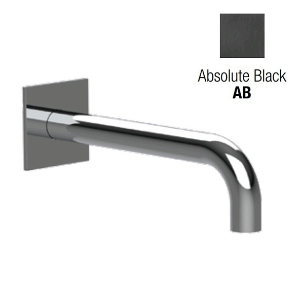 Излив Almar Waterfalls, с квадратным отражателем, Absolute Black Brushed PVD (E098011.AB)