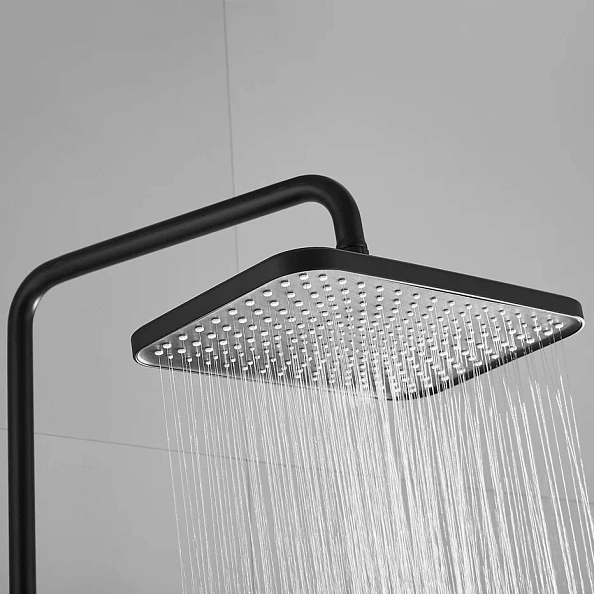 Душевая система Shevanik S6836H, черный