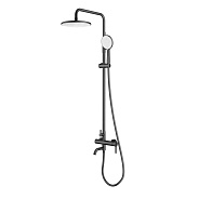 Душевая система Splenka S221.24.06 для ванны и душа поворотный излив 15 см, черный