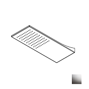 Верхний душ Ritmonio 200х500, Bright Steel (75A048LUC)