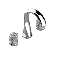 Смеситель для раковины THG Hirondelles Platinum stamped, хром (A4K A02 151)