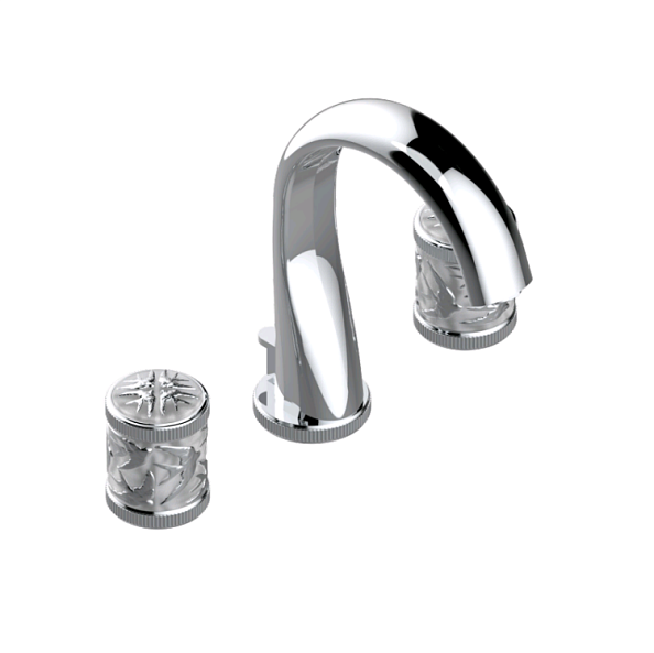 Смеситель для раковины THG Hirondelles Platinum stamped, хром (A4K A02 151)