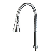 Сменный гибкий излив  Splenka S482.02 для кухонного смесителя с 2-х режимным аэратором, хром