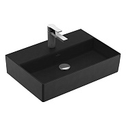 Раковина Villeroy & Boch Memento 2.0 Pure Black, CeramicPlus (4A226LR7) (60 см)