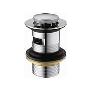 Донный клапан D-Lin D61211-1, хром