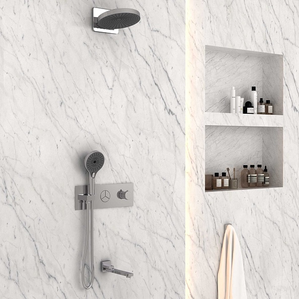 Душевой комплект Vincea VSFW-432TI1CH встраиваемый, хром