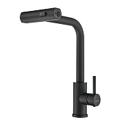 Смеситель для кухни с мультифункциональным изливом Shevanik S263H, черный
