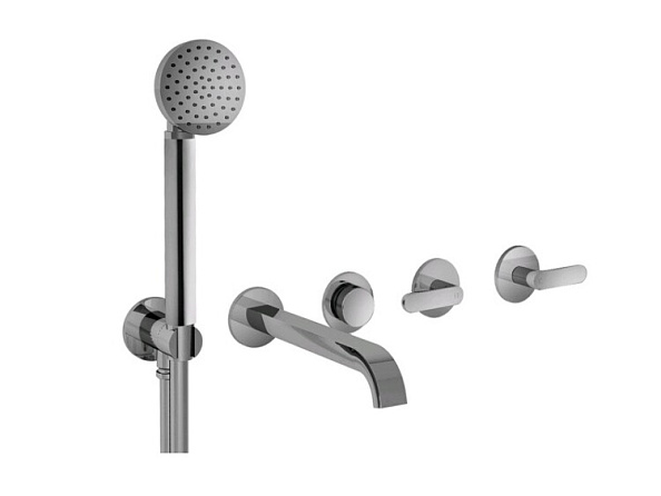 Смеситель для ванны и душа Fantini Icona Deco, хром (53 02 R119B)