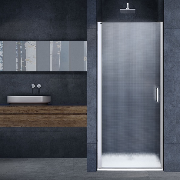 Душевая дверь Vincea Alpha (VDP-3AL650MT) 650х1950 мм, хром, стекло текстурное