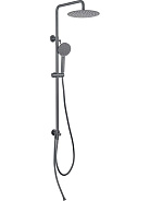 AQ2046BGM ВЕГА душевая система 3jet 250мм Reno, оружейная сталь