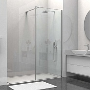 Душевая перегородка Vincea Walk-In (VSW-1HS900CL) 900х2000 мм, хром, стекло прозрачное