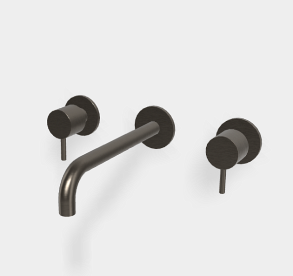 Смеситель для раковины Fima Carlo Frattini Spillo Up, брашированный черный хром (F3161/5CS)