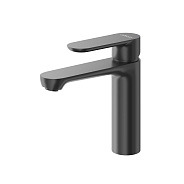 Смеситель для раковины с донным клапаном CEZARES STYLUS черный матовый (STYLUS-LS-NOP)