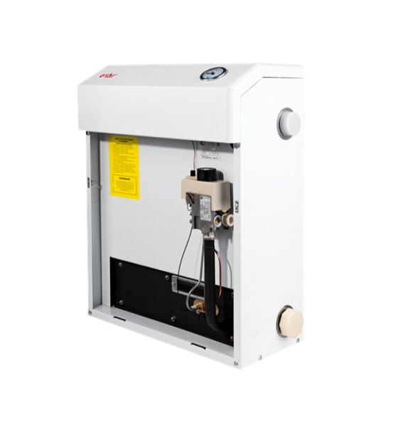 Газовый напольный парапетный котел Очаг Compact КСГЗ-12,5 С, газовый клапан САБК
