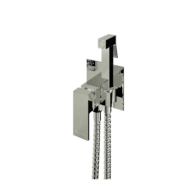 Гигиенический душ со смесителем встраиваемый Knotlor FHS02C1C, хром