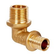 Угольник прямой переходной с наружной резьбой Hoobs, 16 x 2,2-R1/2" (HB-PEXLM-162212)