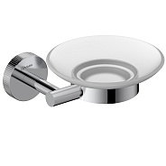 Мыльница Lemark BELUGA подвесная, сталь, стекло, хром (LMA-8031S-C)