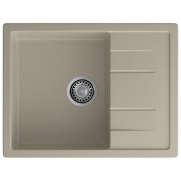 Кухонная мойка GranFest QUADRO 650L, топаз