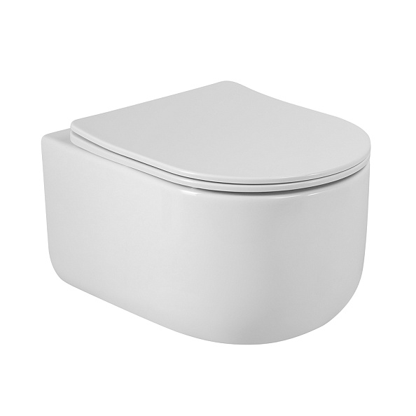 Чаша подвесного унитаза BelBagno Soft, белый (BB084CH-TOR/SC)