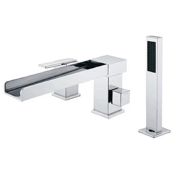 Смеситель на борт ванны Groсenberg GB6008-2CR, хром