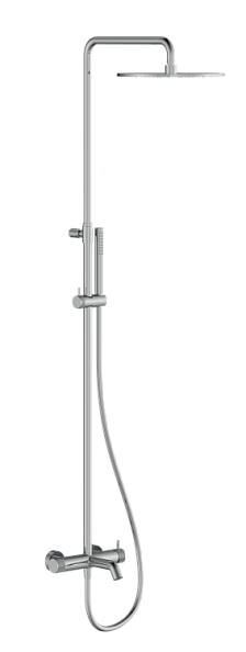 Душевая стойка Splendy Relax P смеситель с фиксированным изливом хром (RP208ZKR30C1CR)