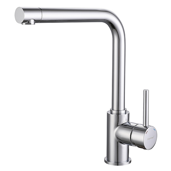 Смеситель для кухни GranFest 3651, хром