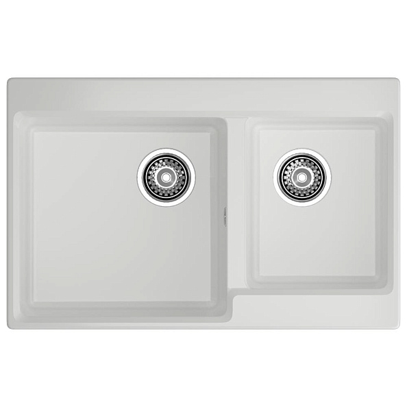 Кухонная мойка GranFest LEVEL 780K, иней