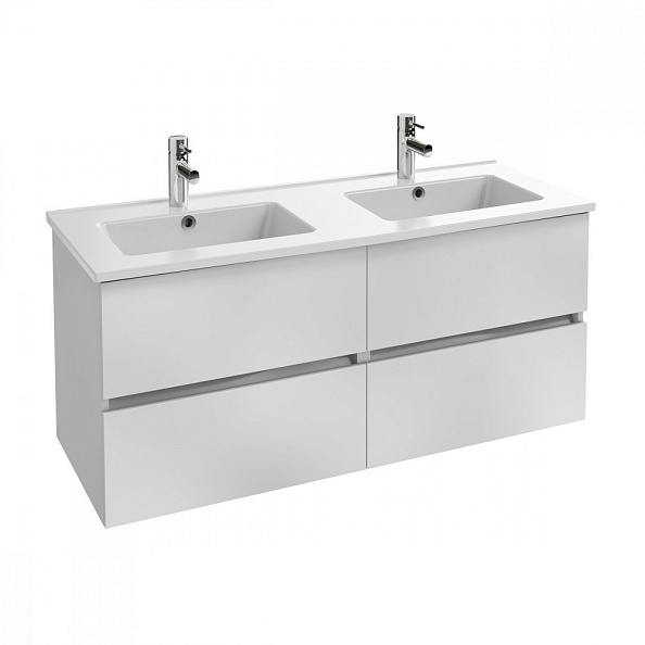 EB2384-J5 Tolbiac Тумба под раковину Jacob Delafon 120см, 2 ящика, цвет белый лак