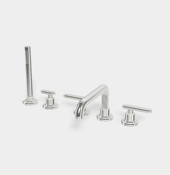 Смеситель для ванны и душа Fima Carlo Frattini Park Lane, хром (F1324CR)