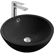 AQ5354-MB раковина 440*440*175 для установки на столешницу, матовый черный