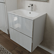 Тумба с раковиной подвесная (60см) Terminus Vega VEG10602900301OSL, белый