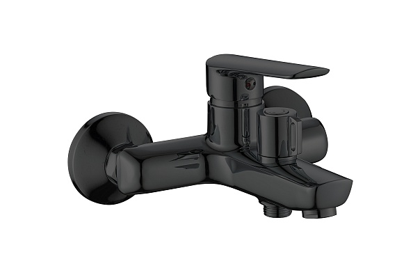 Смеситель для ванны ESKO "Lagos Black" с аксессуарами (LG54B)