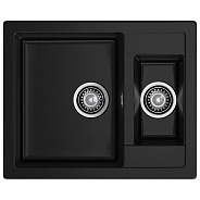 Кухонная мойка GranFest QUADRO 610K, черный