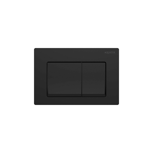 TDI-0000007 (010D) Панель смыва Small Черная матовая (клавиши квадрат) для INS-0000018 с верхней кнопкой смыва