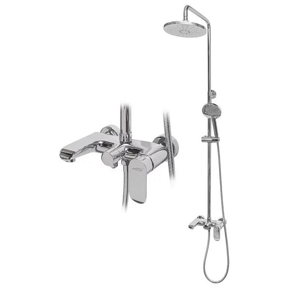 Душевая система Hansberge H5033C, хром