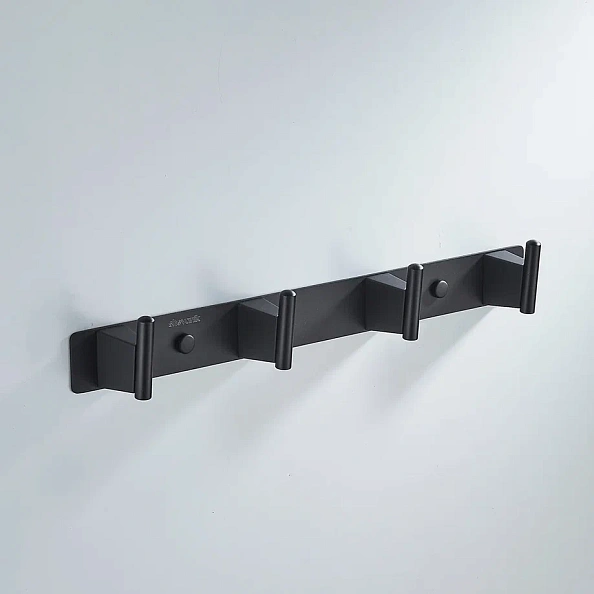 Планка с 4 крючками  Shevanik SG5741H, черный