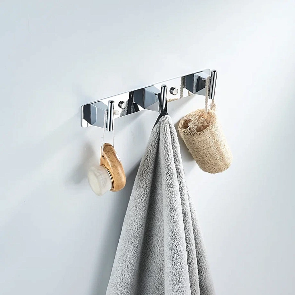 Планка с 3 крючками Shevanik SG5731, хром