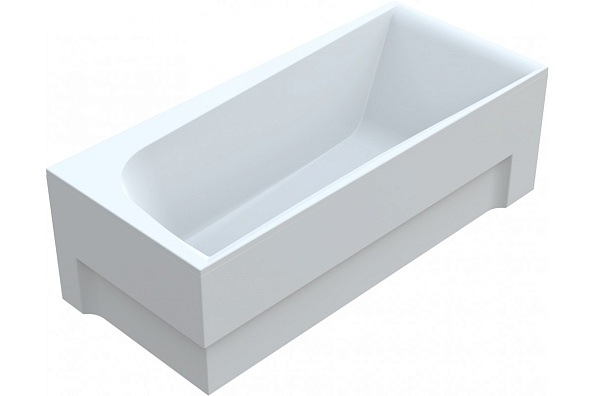 Ванна акриловая левосторонняя Vayer BOOMERANG Гл000010853, 190x90