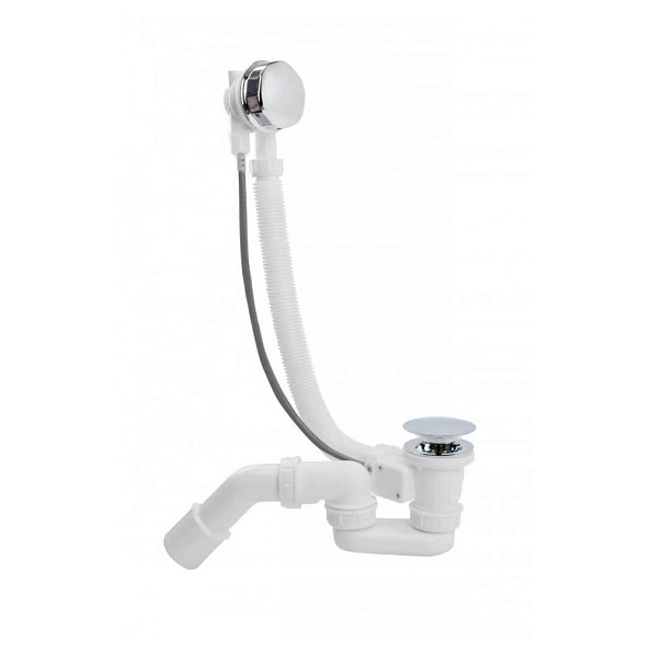 Слив-перелив (полуавтомат) Grocenberg GB240CR, хром