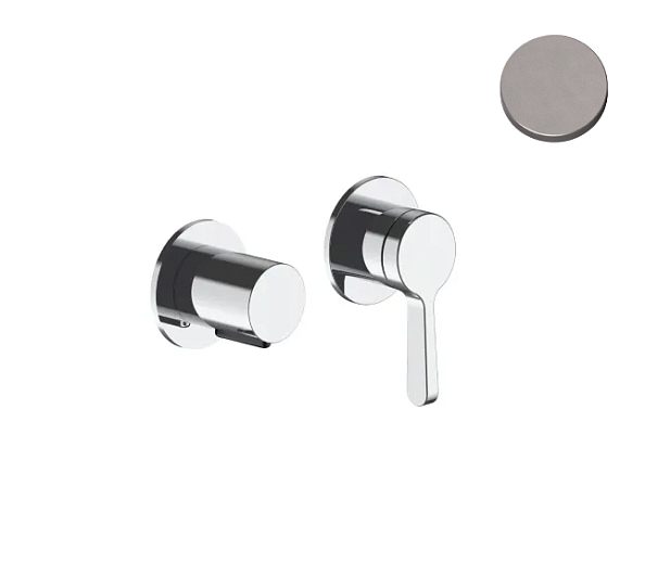 Смеситель для душа Fantini Torino, на 3 потребителя, Gun Metal Matt PVD (58 P5 L989B)