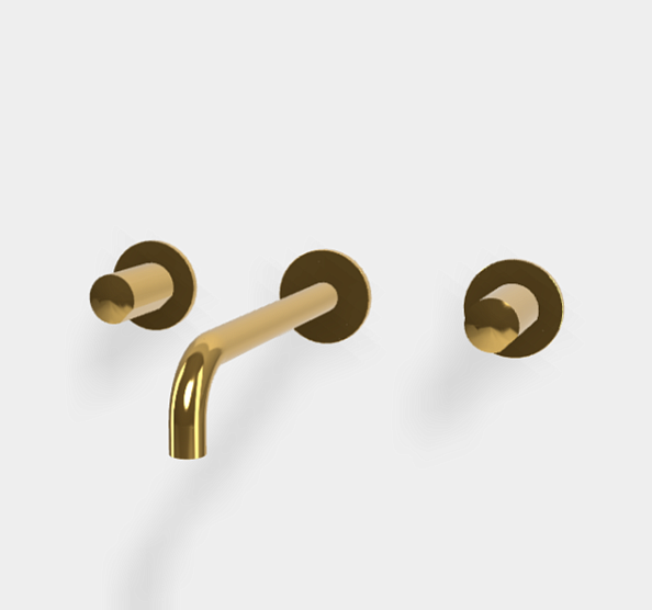 Смеситель для раковины Fima Carlo Frattini So, золото (F3191L/5OR)