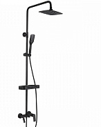 LM7002BL "TROPIC" Смеситель для ванны с верхней душевой лейкой "Тропический дождь", поворотный излив