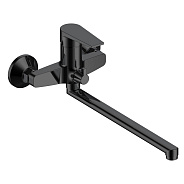 Смеситель ESKO "Budapest black" для ванны, c изл.325 мм, c акс. (BT31B)