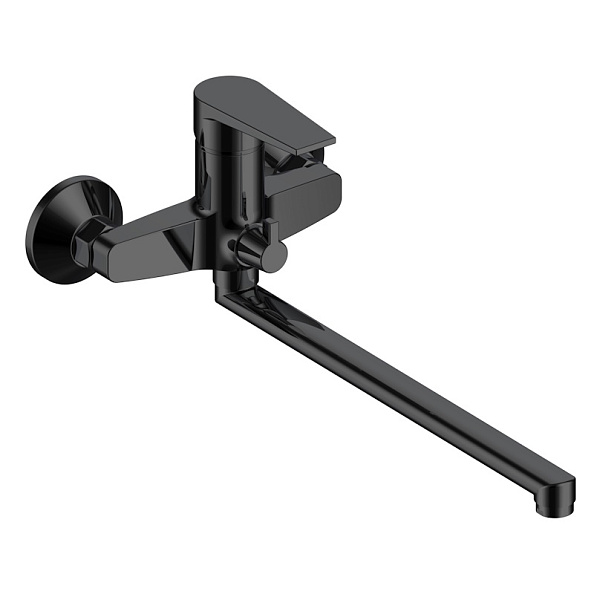Смеситель ESKO "Budapest black" для ванны, c изл.325 мм, c акс. (BT31B)