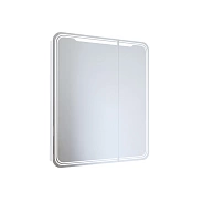 Зеркало шкаф Mixline "ВИКТОРИЯ" 700*800 (ШВ) 2 створки, правый, сенсорный выкл, светодиодная подсветка