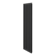 Трубчатый дизайн-радиатор Royal Thermo Insignia VC2180 10 секций, черный, нижнее подключение