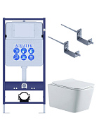 SET AQUATEK ЛИБРА N KKI2 (рама AQUATEK Standard INS-0000012+кпереж KKI-0000002+унитаз ЛИБРА New AQ0530N-00 с тонким сиденьем soft-close