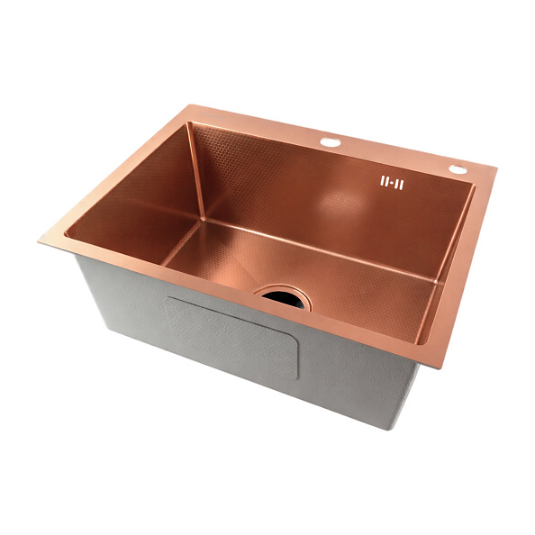 Мойка для кухни Fmark FSC6050HB, розовое золото