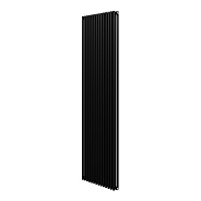 Трубчатый дизайн-радиатор Royal Thermo Shift R22 C2180 14 секций, черный, боковое подключение