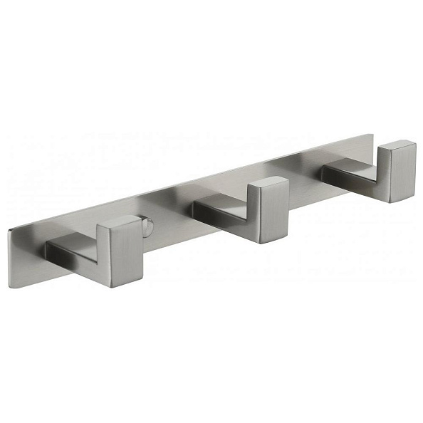 Планка с 3 крючками Grocenberg AC0013NK, никель